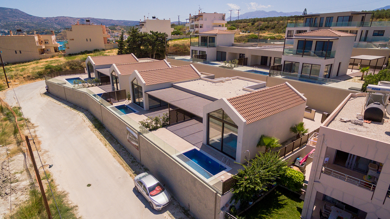 villa complex in Chania Crete- COnstruction Company Kyriakidis