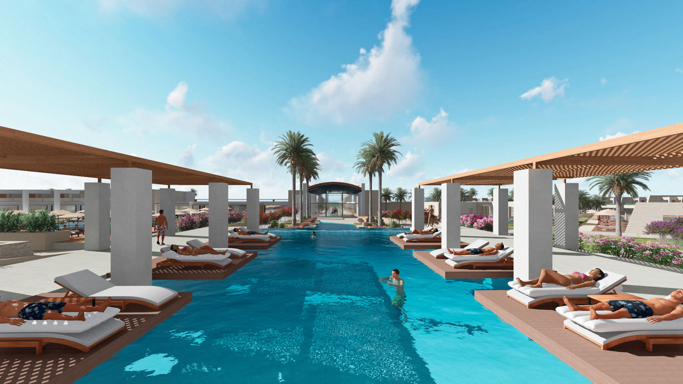 swimming pool hotel in Crete