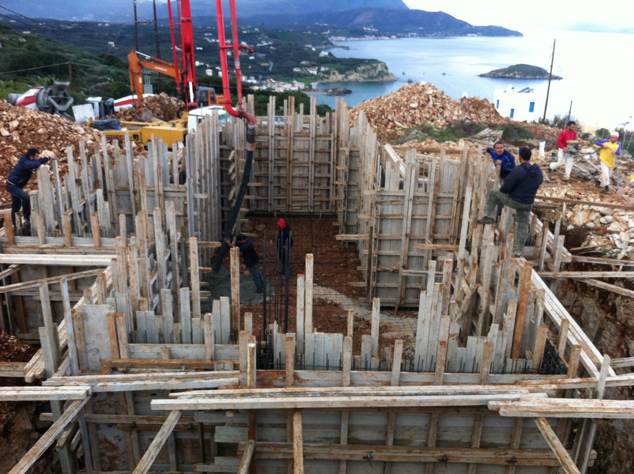 build a home in Crete- sea view villa - Kyriakidis Construction