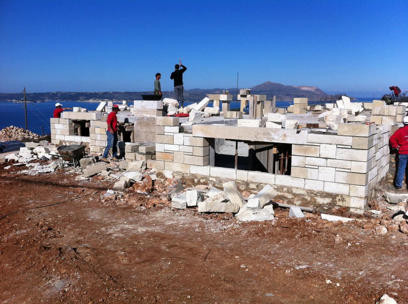 stone house construction in Chania- Our Stone home Builders