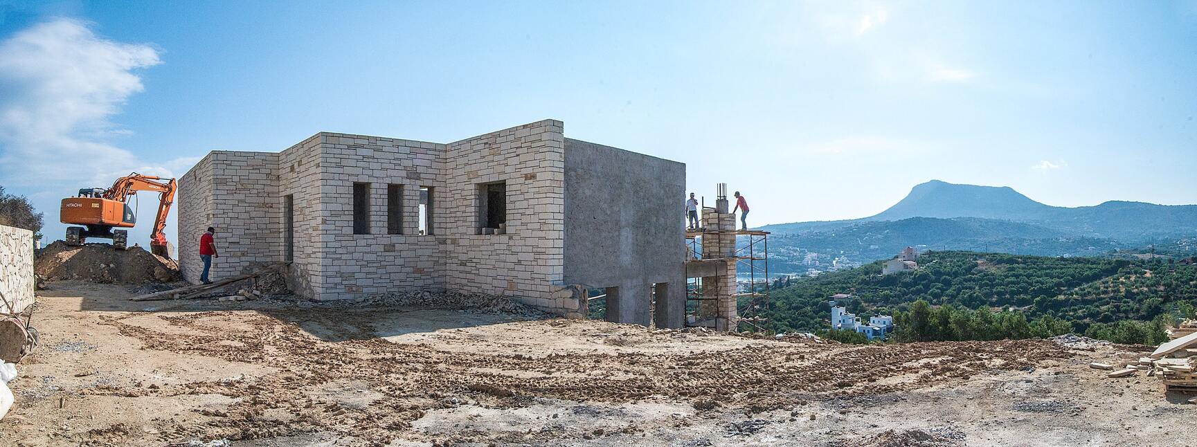 πέτρινο σπίτι κατασκευή- Κατασκευή πέτρινων κατοικιών στην Κρήτη-Κυριακίδης Κατασκευαστική