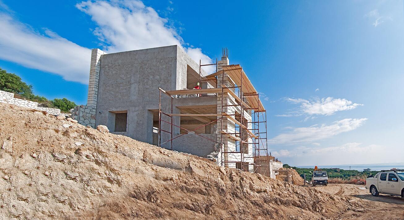 house construction in Crete