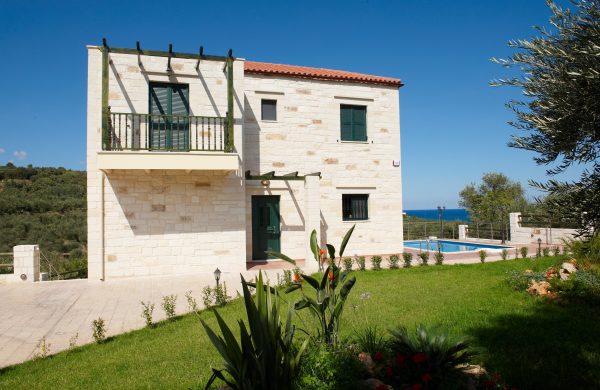 Stone Buildings and Villas in Crete