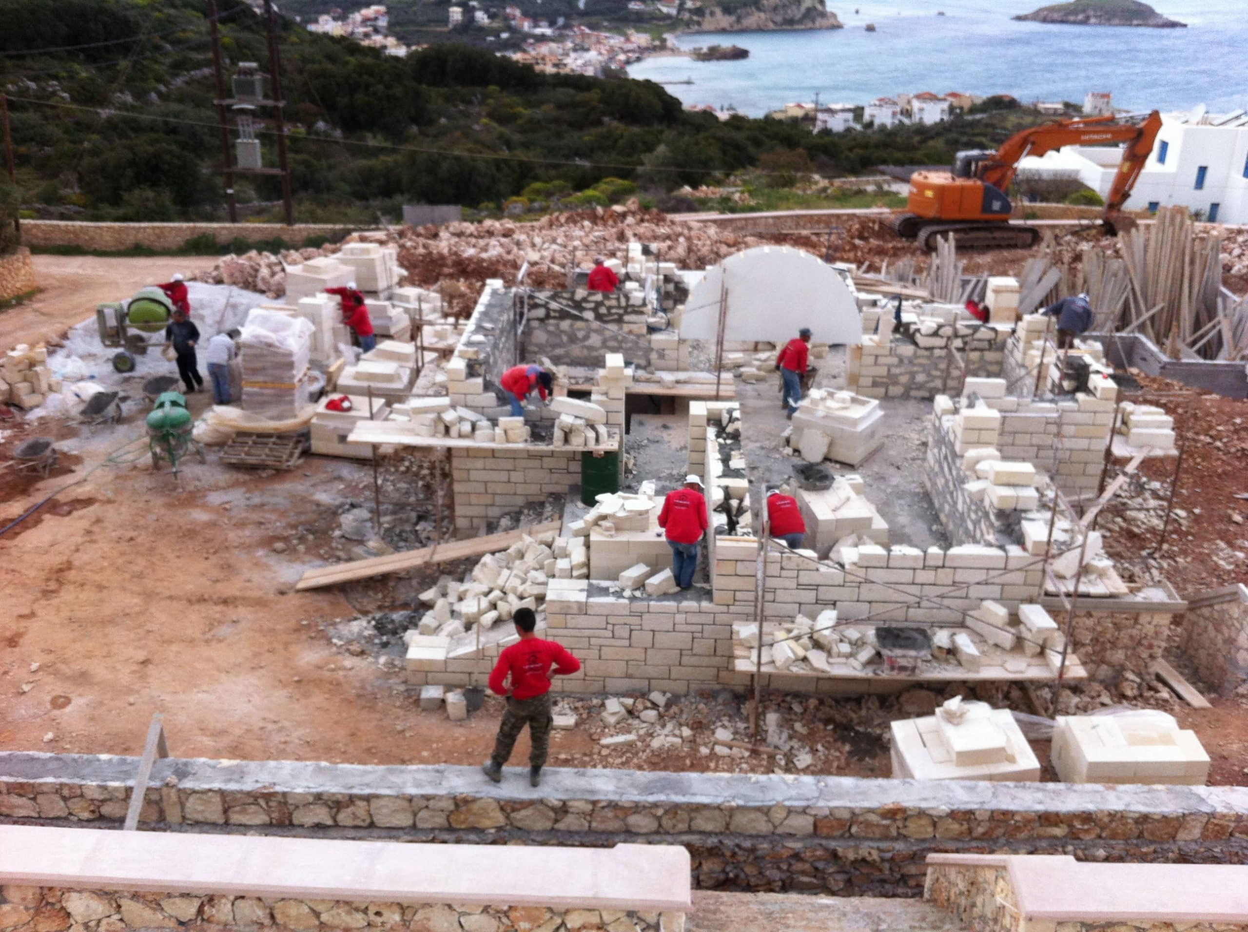 construction in Crete- Kyriakidis construction company in Crete Greece- sea view villa