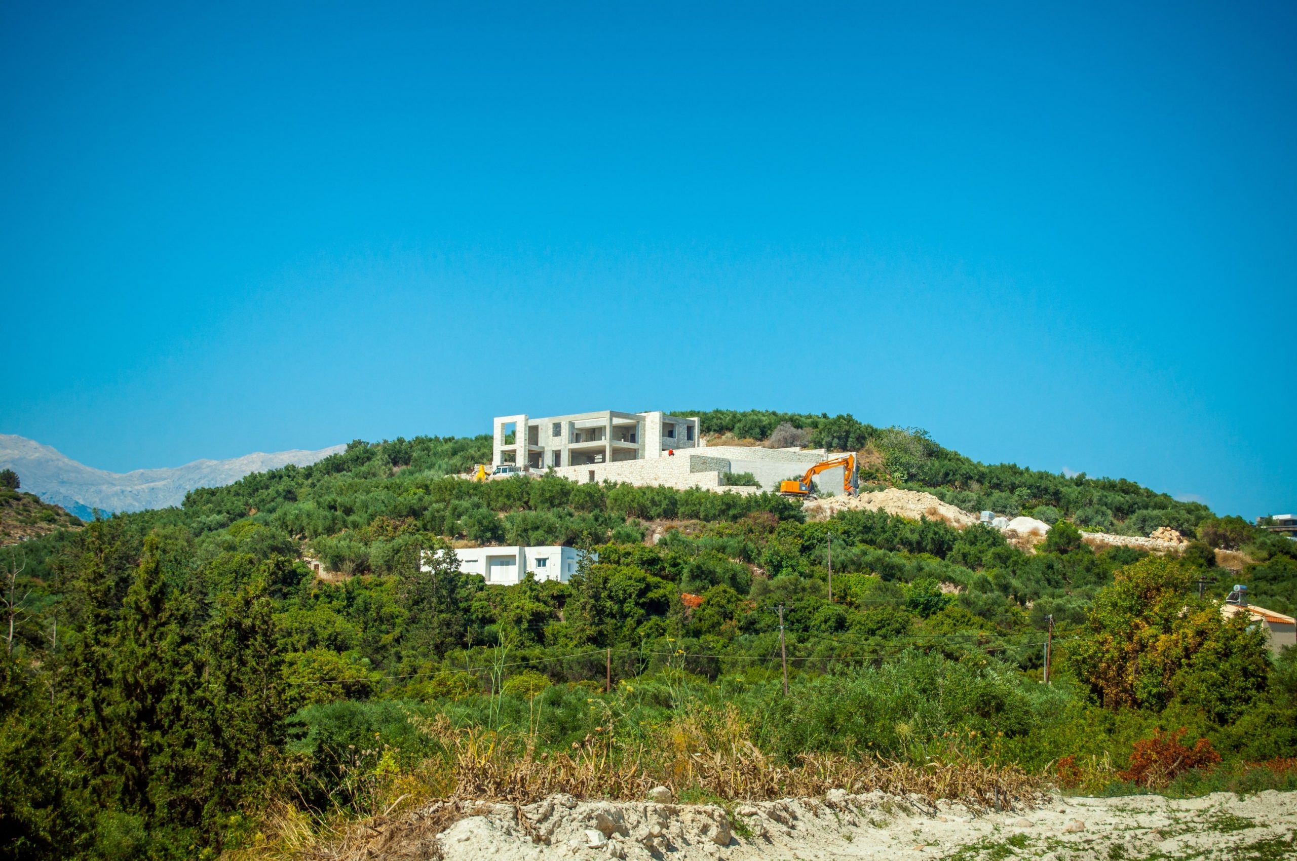 stone villas in Chania- Views
